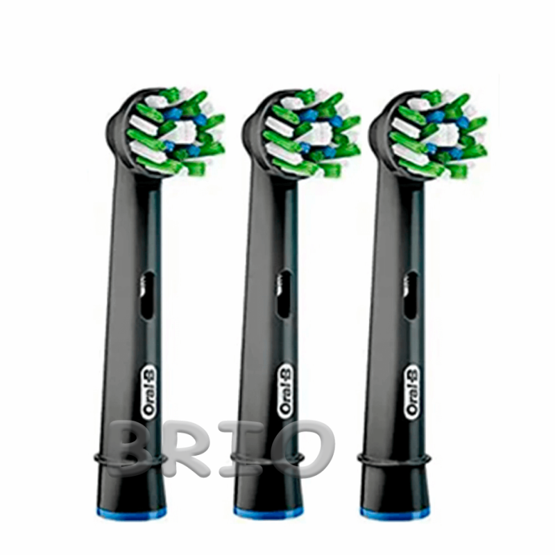 Змінні насадки Oral-B Cross Action EB50 Black насадки 3 шт.