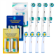 Насадки набір змінних EB20 EB50 Cross Action и EB18 3D White для зубної щітки Oral-B