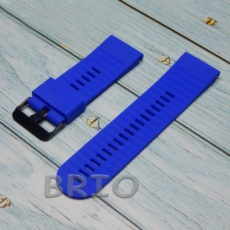 Силіконовий ремінець Quick Fit 26mm для Garmin Синій