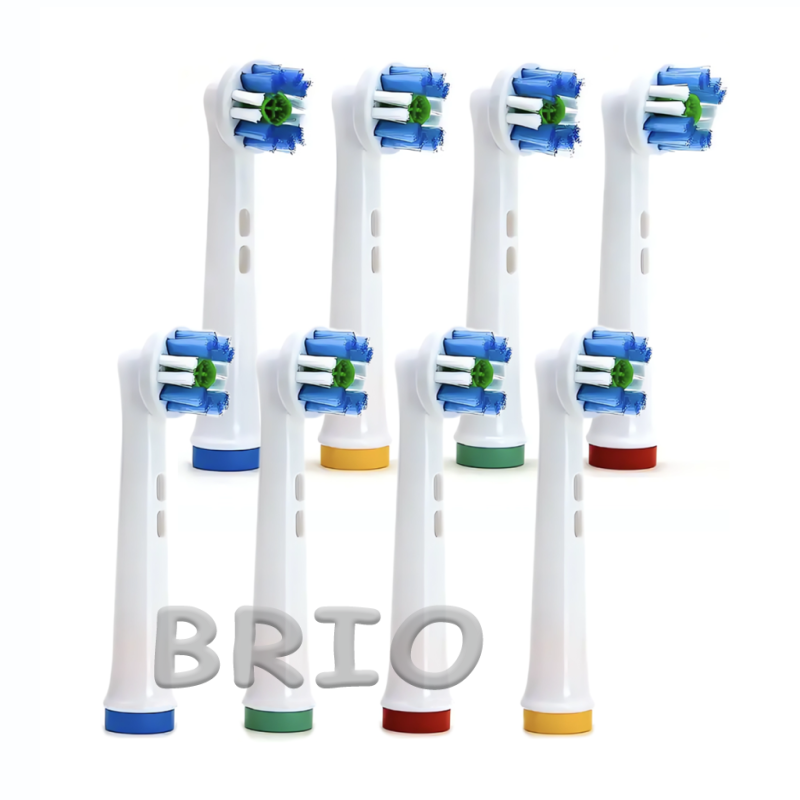 Комплект із 8 насадок EB18-X 3d White для електричних зубних щіток Oral B