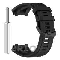 Силіконовий ремінець для смарт-годинника Amazfit T-Rex 3 чорний