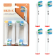 Змінні насадки EB50-X Cross Action, EB25-X Floss Action і EB20-X Precision Clean для зубної електрощітки Oral-B