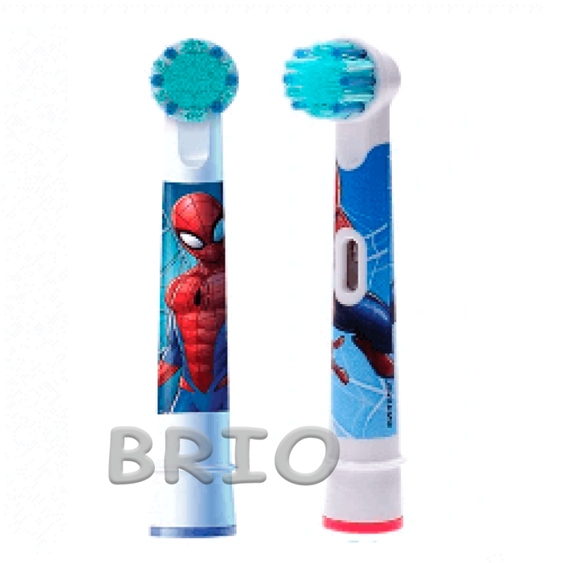 Насадки Braun Oral-B Stages Power Spider-Man EB10 4 шт набір змінних для дітей м'яка щетина