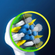 Oral-B Tiefenreinigung (Floss Action) насадки на зубну щітку комплект 6 штук