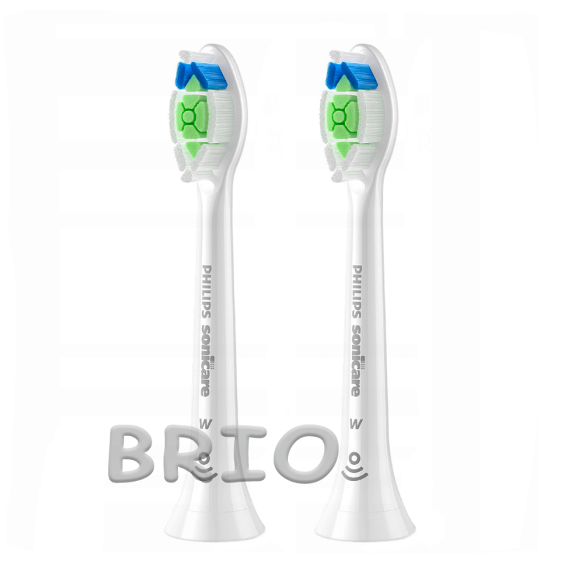 Насадки для зубної електричної щітки Philips W2 Optimal White HX6062 змінні набір з 2 шт