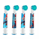 Насадки Braun Oral-B Stages Power Spider-Man EB10 4 шт набір змінних для дітей м'яка щетина