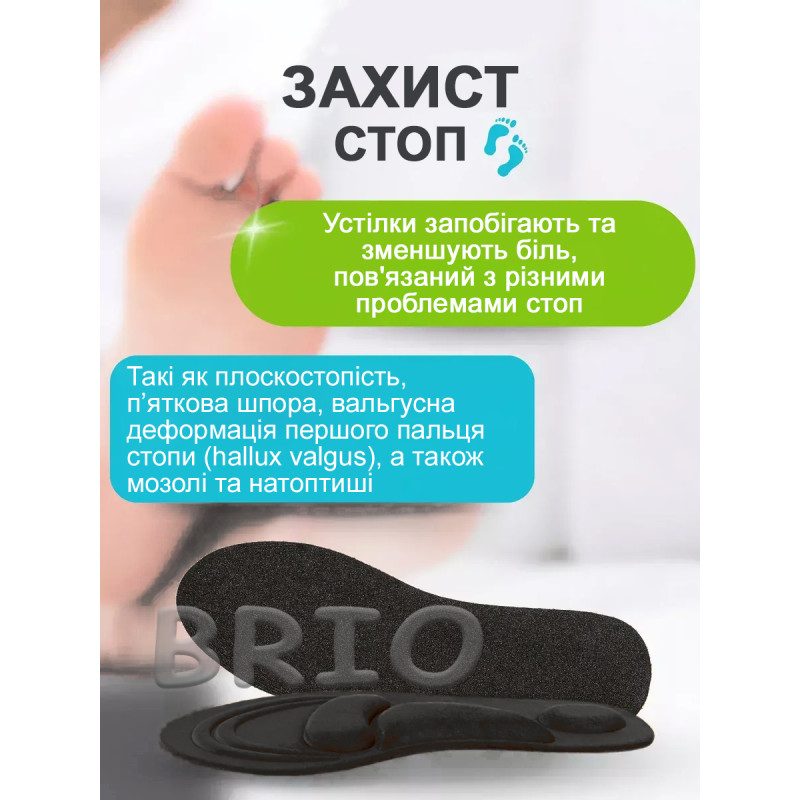 Теплі ортопедичні устілки для максимального комфорту 39-42