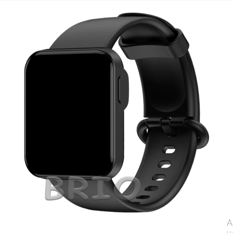 Ремінець силіконовий для Xiaomi Mi Watch Lite / Redmi Watch чорний