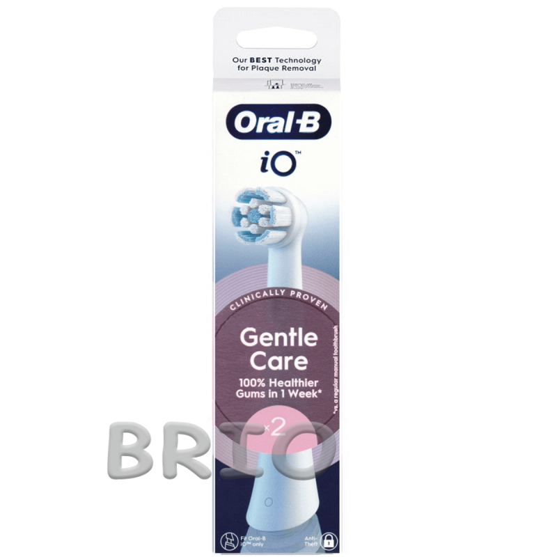 Насадка для зубної щітки Oral B iO Gentle Care Білі 2 штуки