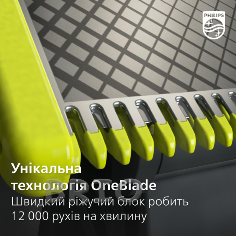 Лезо Philips OneBlade 360 QP420/50 плаваюче, 1 шт змінний картридж для тримера