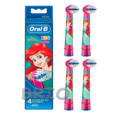 Насадки дитячі для зубної щітки Oral-B Kids Русалочка Аріель 4 штуки