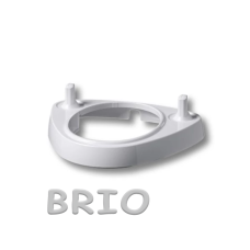 Підставка для 2 насадок та щітки Oral-b Braun тримач біла