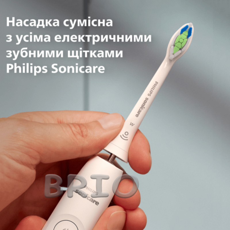 Насадки для зубної щітки Philips Sonicare W2 Optimal White HX6066, 6 шт