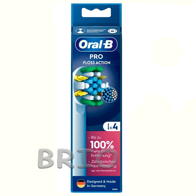 Насадки Oral-B Floss Action EB25 4 шт. змінні на зубну щітку Braun