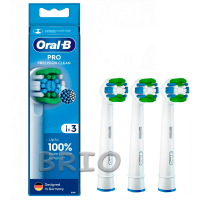 Насадки Oral-B Precision Clean EB20 на зубну щітку Braun 3 штуки