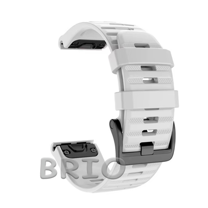 Силіконовий ремінець Quick Fit 22mm для Garmin Білий