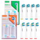 Комплект змінних насадок EB50-X Cross Action і EB25-X Floss Action до електрощітки Oral-B