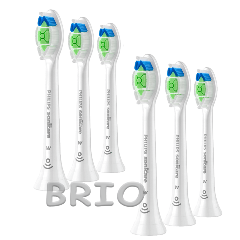 Насадки для зубної щітки Philips Sonicare W2 Optimal White HX6066, 6 шт