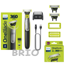 Бритва Philips OneBlade 360 ​​QP2734 та леза QP624/50
