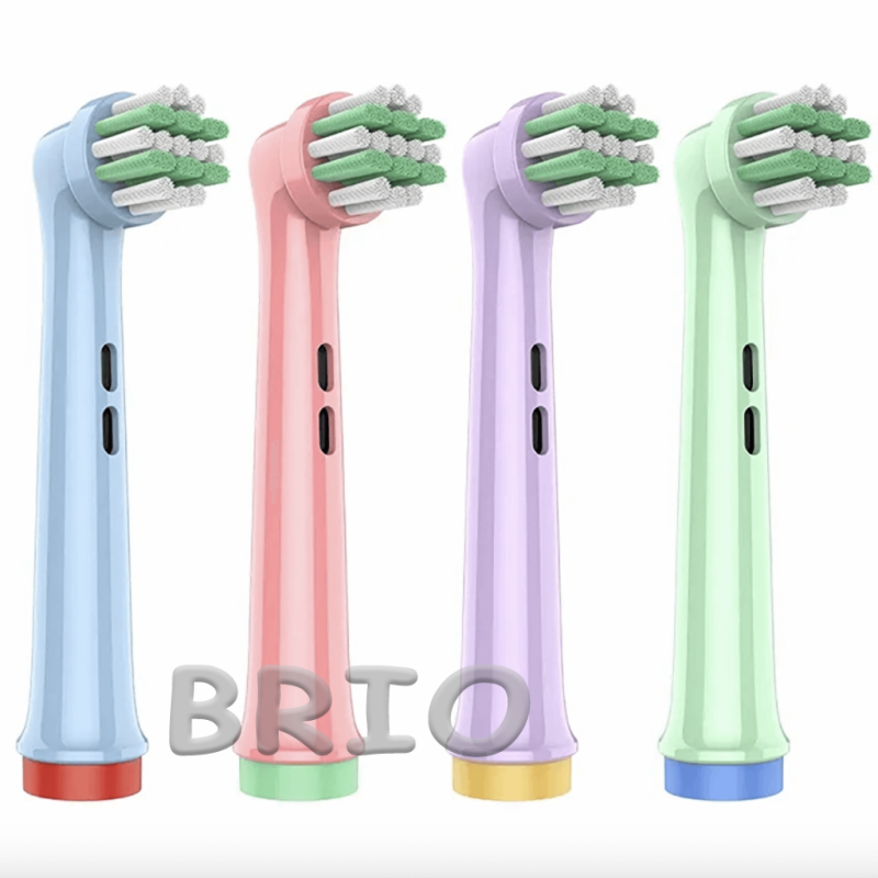 Набір із 8 дитячих насадок EB10-X для зубної щітки Oral B Braun Junior Kids