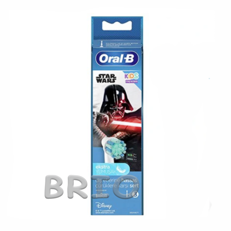 Насадка для дитячої зубної щітки Oral-B Kids Star wars EB10 3 штуки