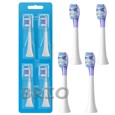 Насадки для зубної щітки Philips Sonicare G3 Gum Care (4 шт, Білі) — М'які для ясен