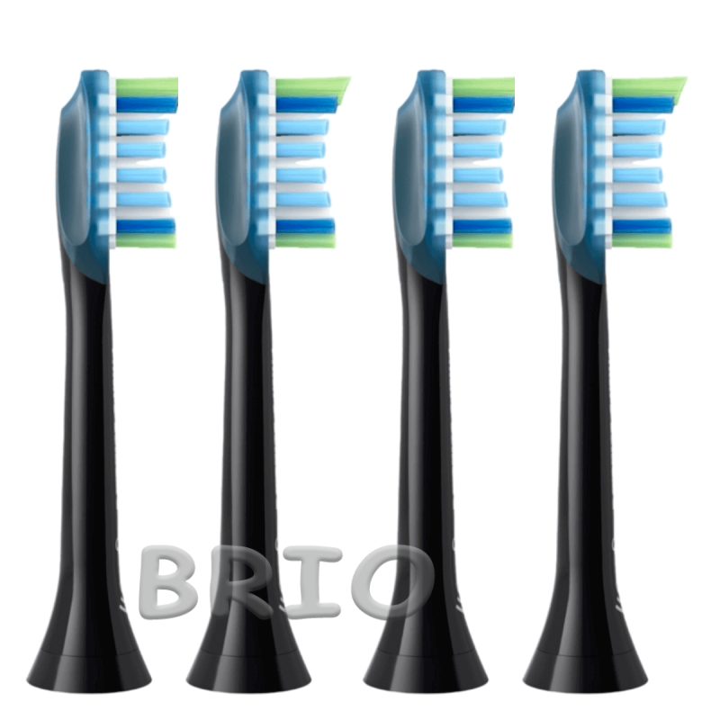 Насадки Philips C3 для зубної щітки Sonicare Premium Plaque Defence Чорні 4 шт набір