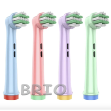 Дитячі м'які насадки EB10-X для електричної зубної щітки Braun Oral-B