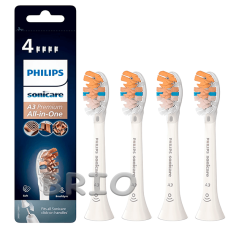 Насадки для щітки Philips Sonicare A3 Premium All-in-One білі 4 штуки