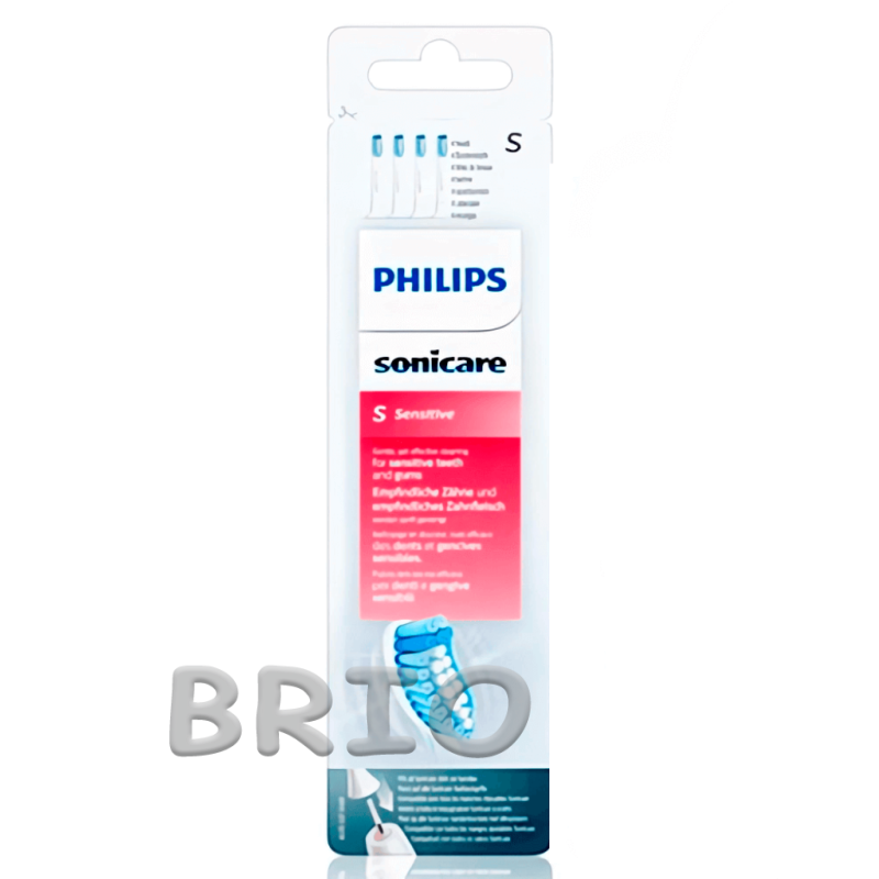 Змінні насадки для електричних зубних щіток Philips Sonicare Sensitive HX6054/07 з м'якою щетиною