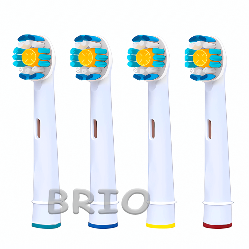 Змінні насадки EB50 Cross Action і EB18 3D White для електрощітки Oral-B