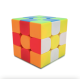 Кольоровий кубик-рубік 3 на 3 без наклейок Moyu Meilong 3C Stickerless