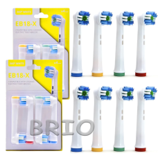 Комплект із 8 насадок EB18-X 3d White для електричних зубних щіток Oral B