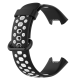 Спортивний перфорований ремінець для смарт-годинника Mi Watch Lite та Redmi Watch чорний-білий