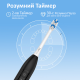 Звукова зубна щітка h2ofloss SonicSweep Чорний з акумулятором на 180 днів (Model BT-02)