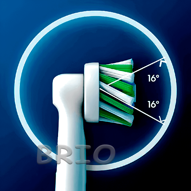 Змінні насадки на зубну щітку Oral-B Cross Action EB50RB набір 3 штуки