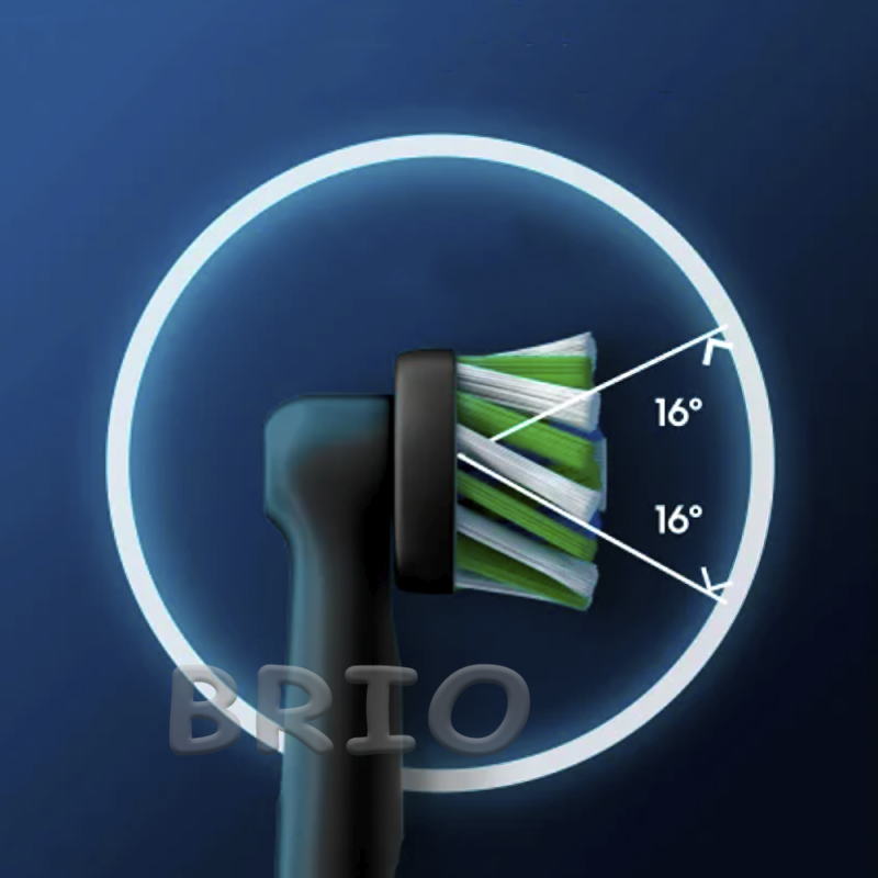 Змінні насадки Oral-B Cross Action Black Pro чорні 3 штуки