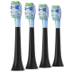Насадки для електричної щітки Philips Sonicare C3 чорні змінні насадки набір 4 шт