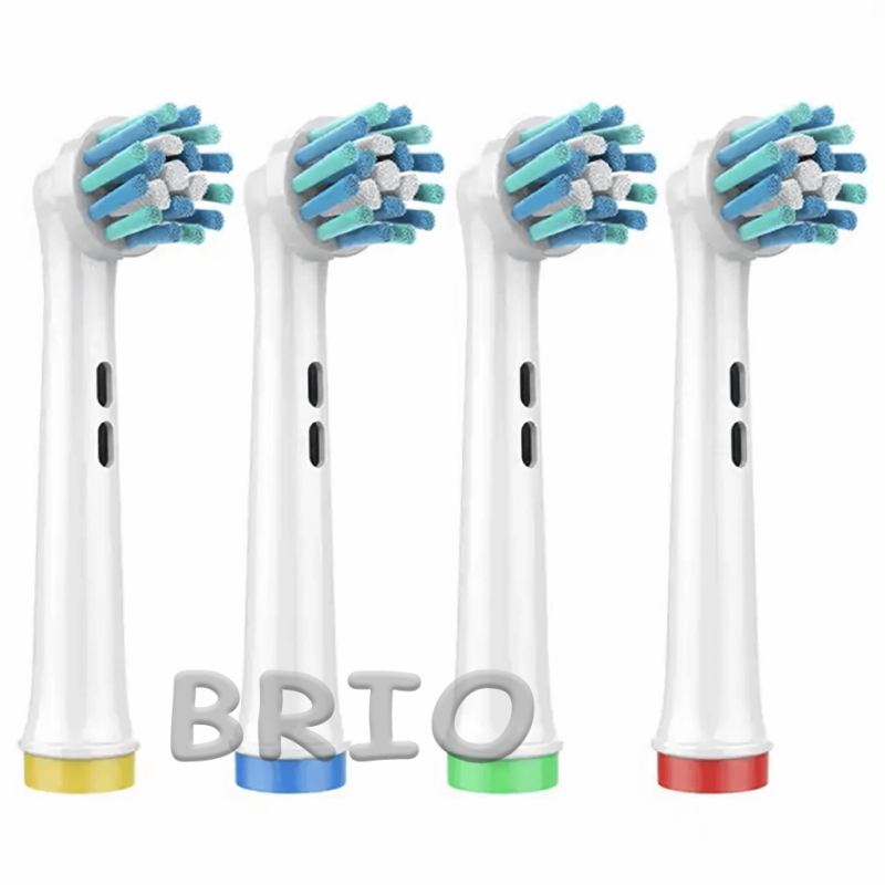 Комплект з 8 змінних насадок EB50-X Cross Action і EB18-X 3D White для електрощітки Oral-B Braun