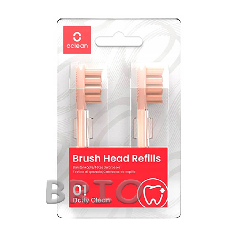 Насадки до електрощітки Xiaomi Oclean PW03 рожевого кольору 2 шт