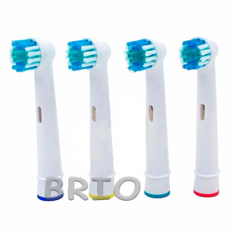 Змінні насадки SB-17A Precision Clean і EB50 Cross Action для електрощітки Oral-B Braun