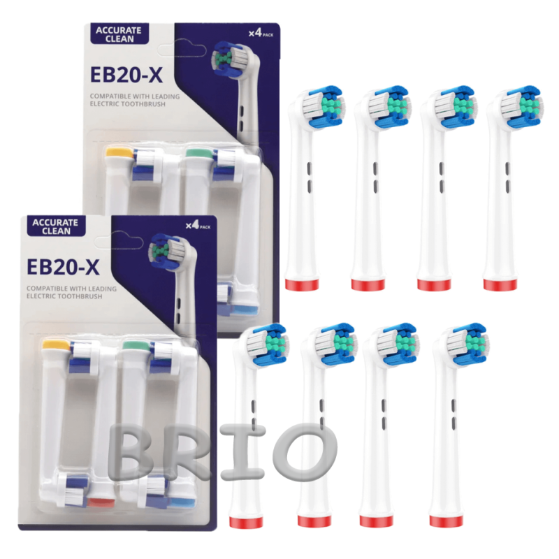 Комплект насадок EB20-X для електрощітки Oral-В Braun Precision Clean