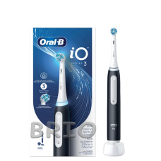 Електрична зубна щітка Braun Oral-B iO Series 3 Black (Чорна) — 3 режими + Smart датчик тиску