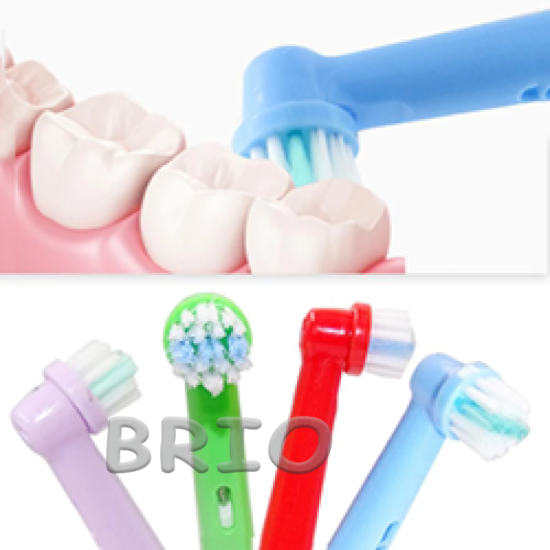 Насадоки набір із 8 шт EB-10A для електрощітки Oral B Braun Kids