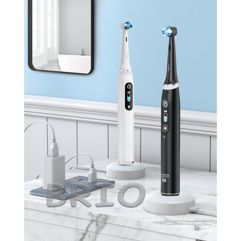 Магнітний зарядний пристрій для зубної щітки Braun Oral-B iO Series Type 3768 білий