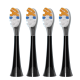 Змінні насадки A3 Black, сумісні з Philips Sonicare, набір 4 шт.