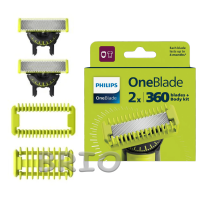 Змінні леза Philips OneBlade 360 QP624/50 з насадками для тіла 2 шт - комплект для догляду