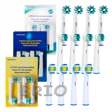 Насадки набір змінних EB20 EB50 Cross Action и EB18 3D White для зубної щітки Oral-B