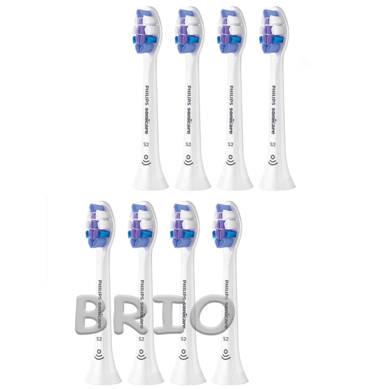 Насадки на зубну щітку Philips Sonicare S2 Sensitive HX6058/87 набір 8 штук