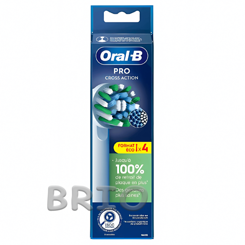 Змінні насадки Oral-B Cross Action Pro для електричної зубної щітки, 4  шт